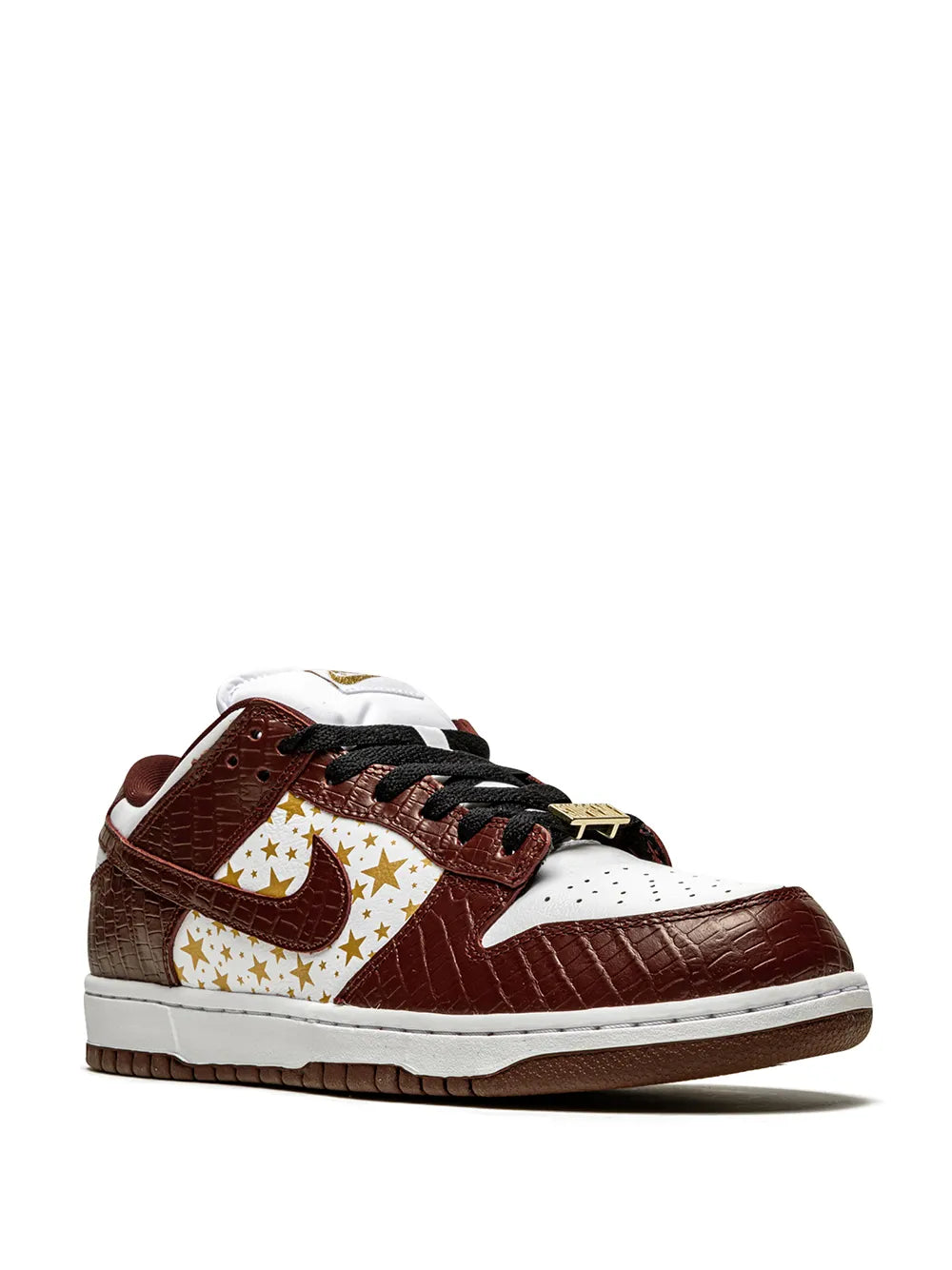 Nike x Supreme SB Dunk Low "Stars - Barkroot Brown" sneakers