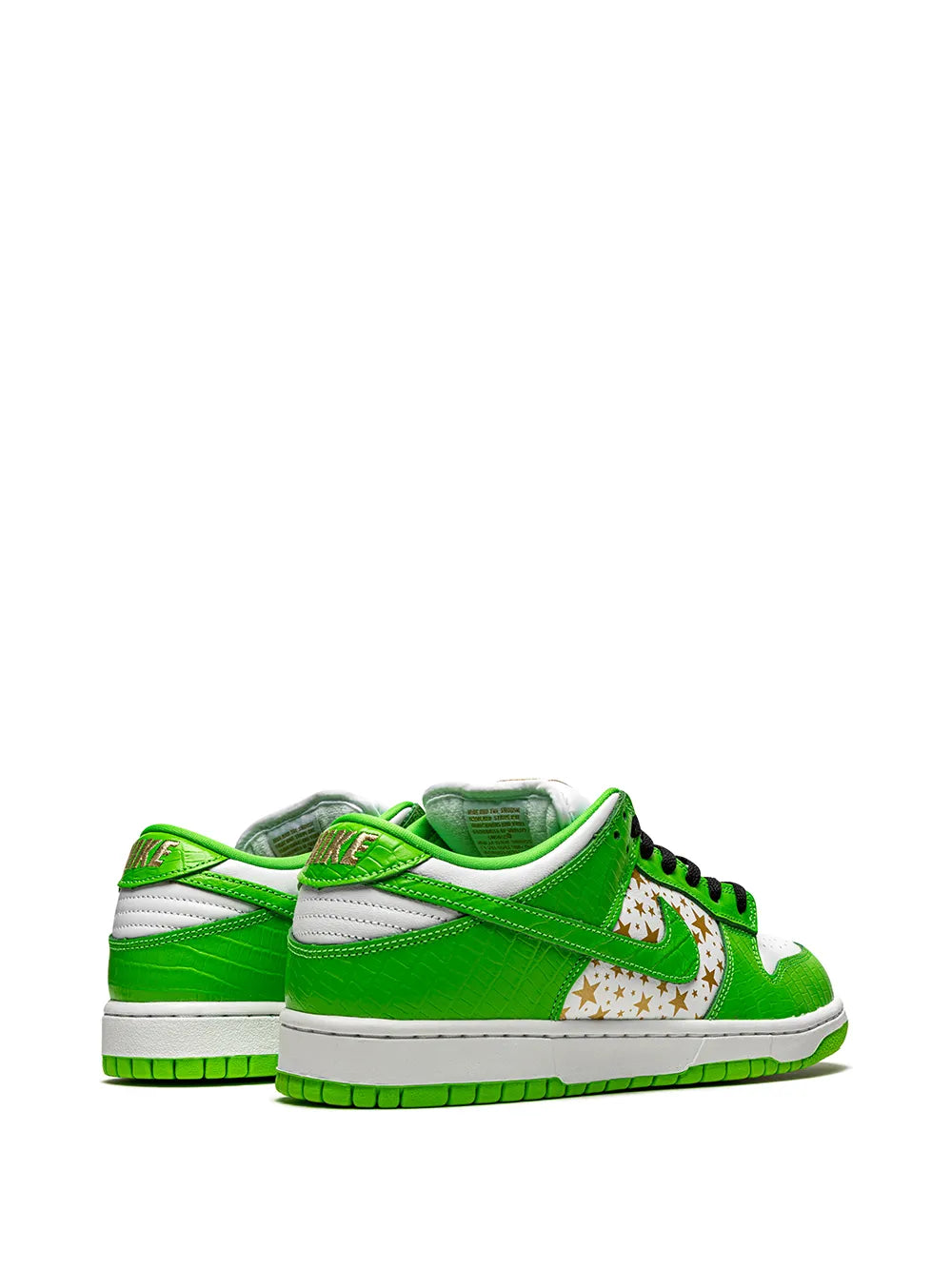 Nike x Supreme SB Dunk Low "Stars - Mean Green" sneakers