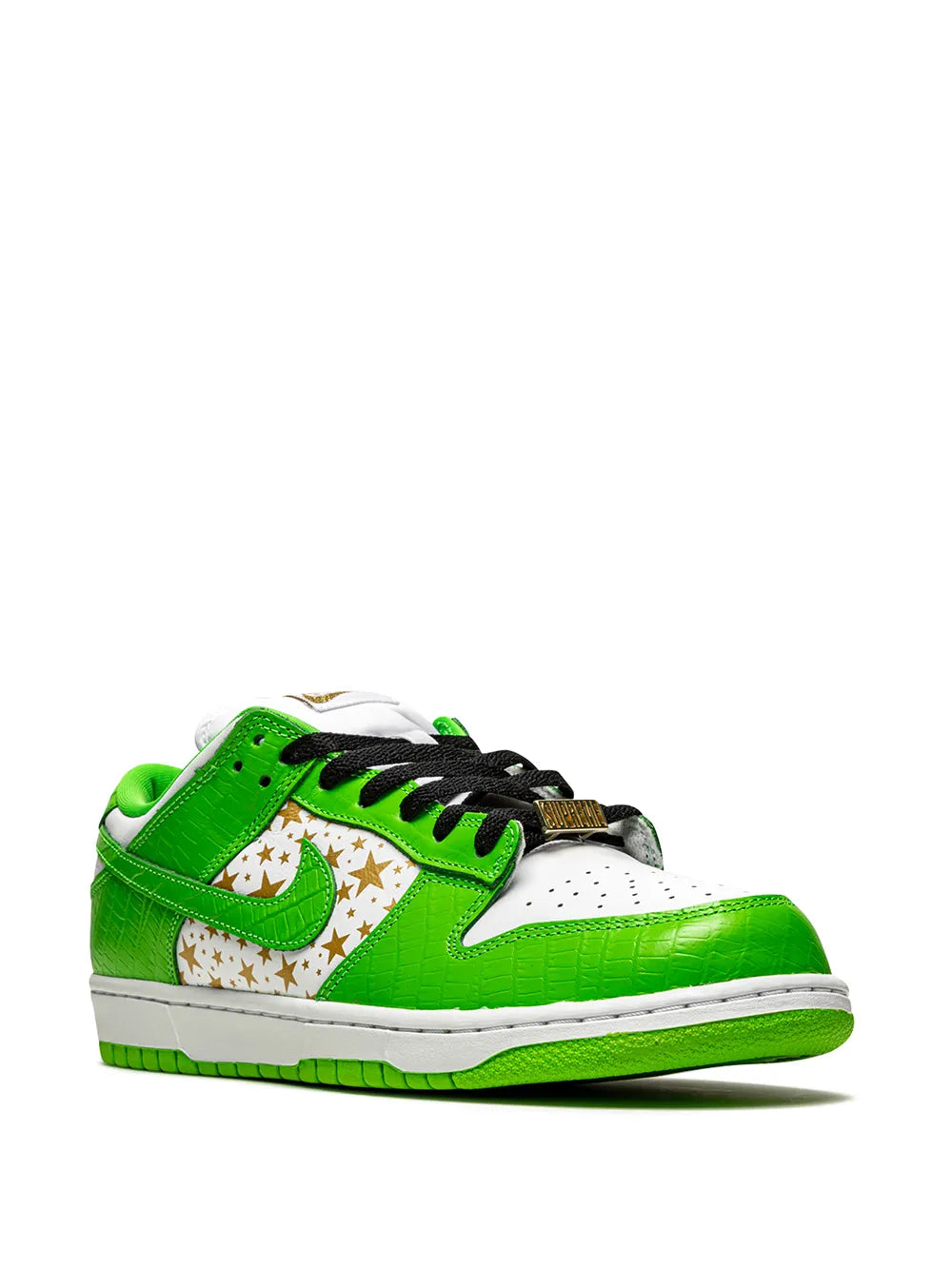 Nike x Supreme SB Dunk Low "Stars - Mean Green" sneakers