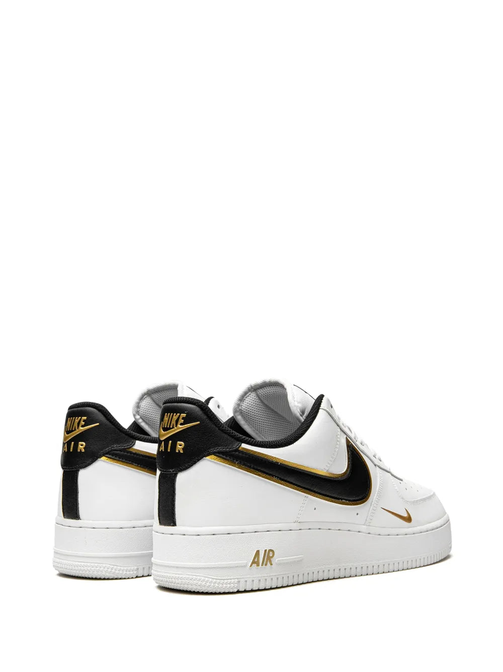 Nike Air Force 1 '07 LV8 ''Double Swoosh - White/Black/Gold'' sneakers