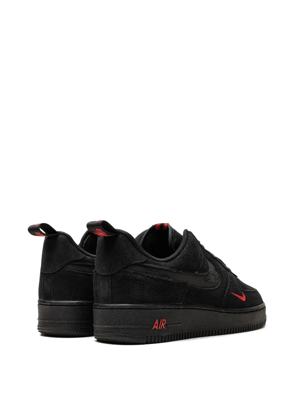 Nike Air Force 1 Low "Multi Swoosh Black/Crimson" sneakers