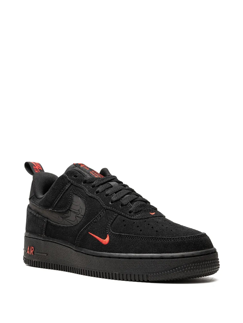 Nike Air Force 1 Low "Multi Swoosh Black/Crimson" sneakers