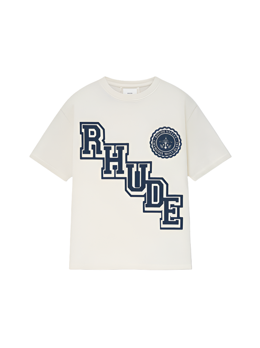 RHUDE COLLEGIATE CREST TEE Regular