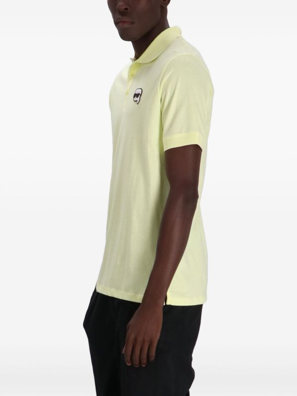 Karl Lagerfeld
Ikonik Karl-appliqué polo shirt