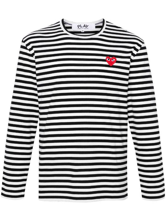 Comme Des Garçons Play striped T-shirt