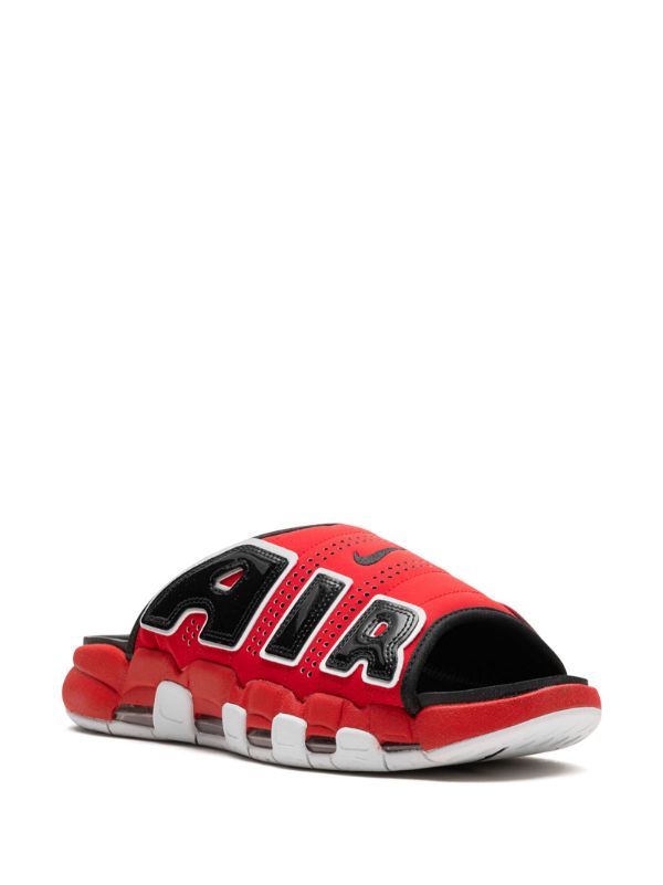 Nike Air More Uptempo "Bulls" slides