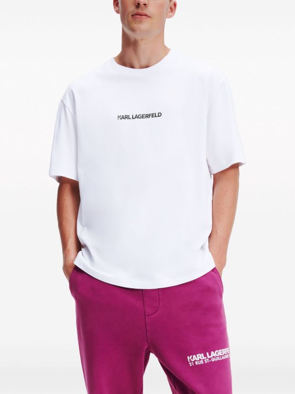 Karl Lagerfeld
Ikon Outline organic-cotton T-shirt