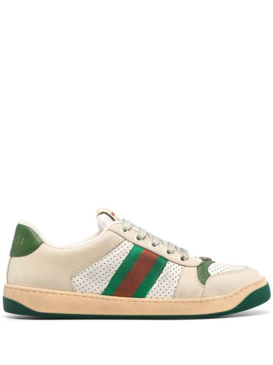 Gucci
Screener panelled leather sneakers