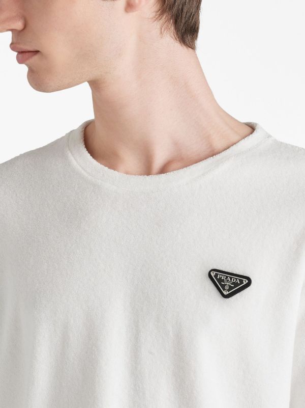 Prada
triangle-logo terry T-shirt