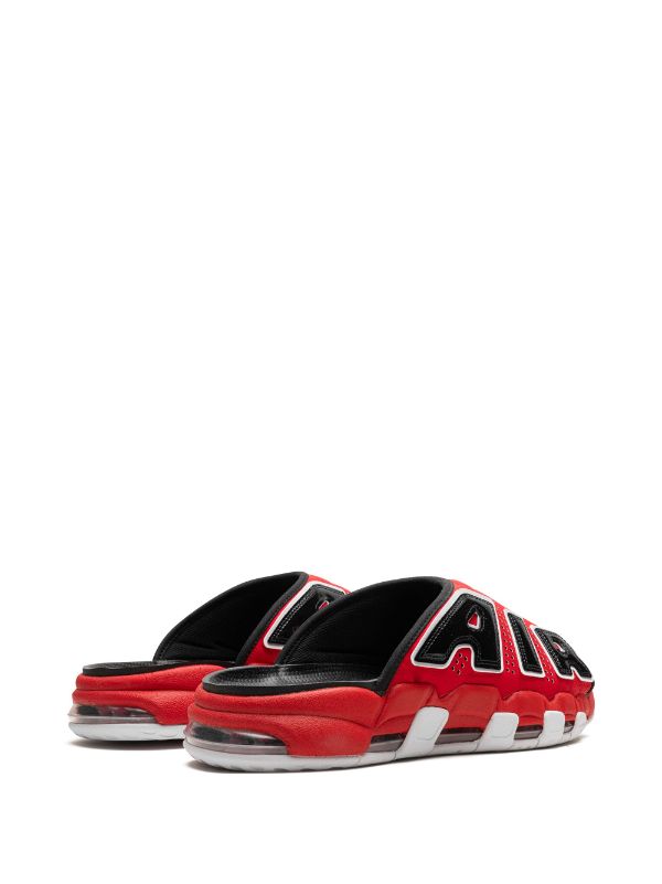 Nike Air More Uptempo "Bulls" slides