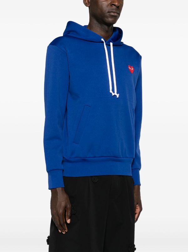 Comme Des Garçons Play heart-motif drawstring hoodie