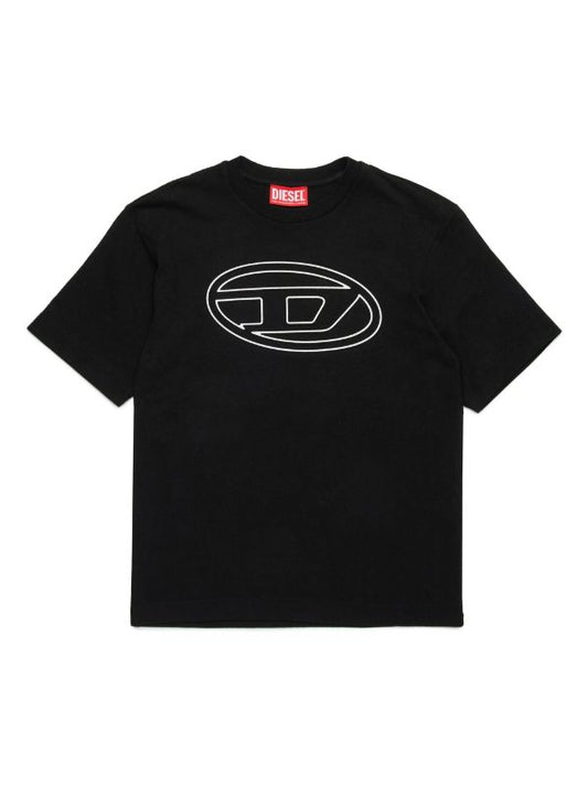 Diesel Kids
Oval D logo-print cotton T-shirt