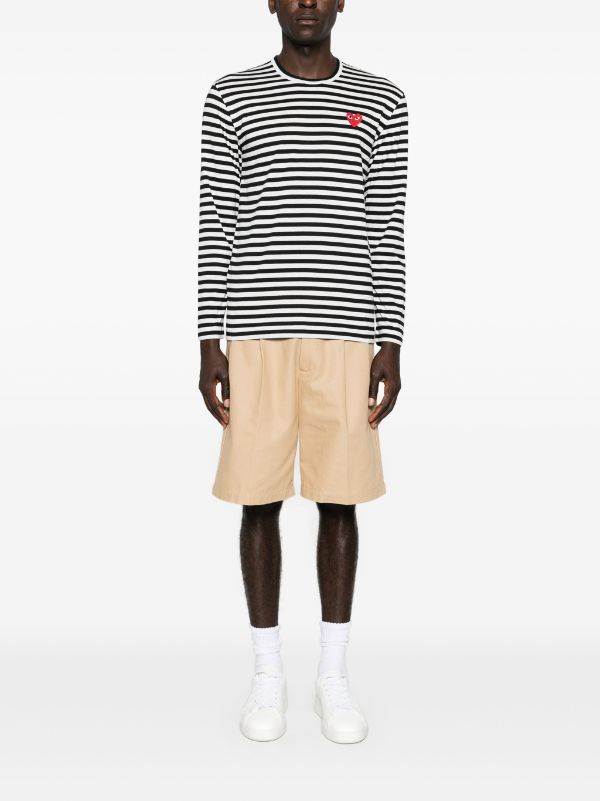 Comme Des Garçons Play striped T-shirt