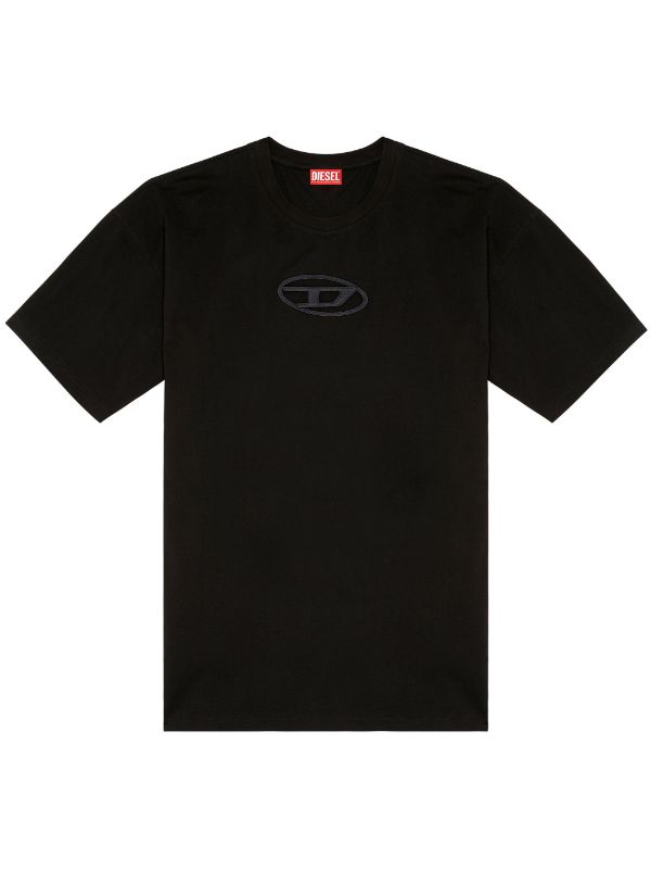 Diesel cut-out organic cotton T-shirt