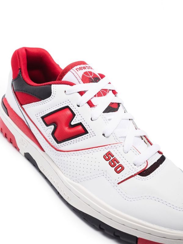 New Balance 550 "White Red" sneakers