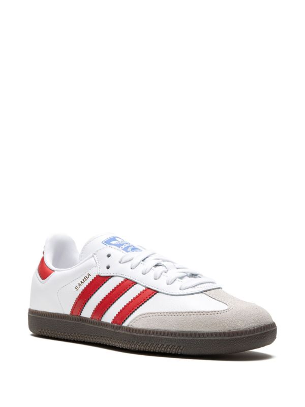 adidas Samba OG "White/Red" sneakers