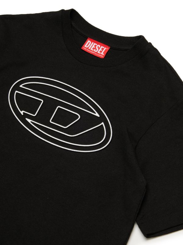 Diesel Kids
Oval D logo-print cotton T-shirt