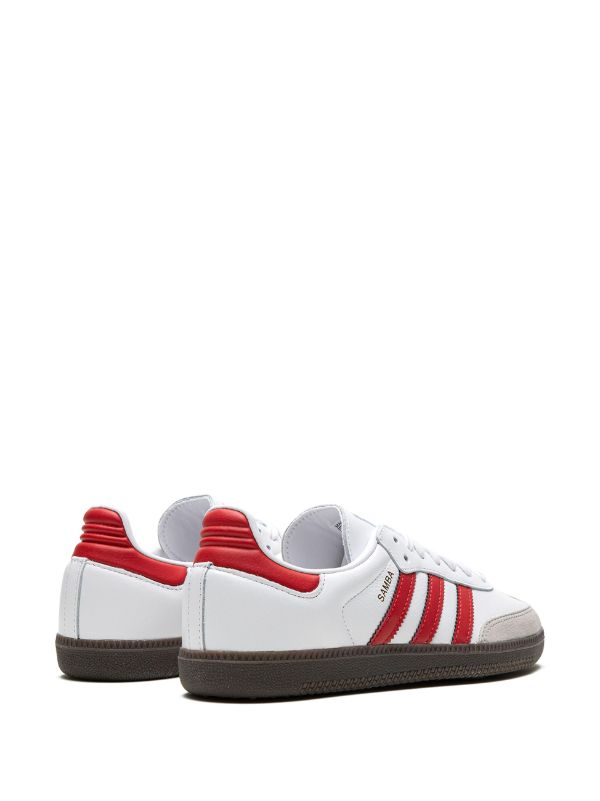 adidas Samba OG "White/Red" sneakers