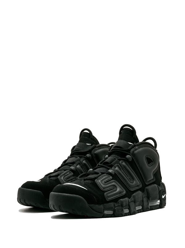 Nike x Supreme Air More Uptempo "Suptempo Black" sneakers