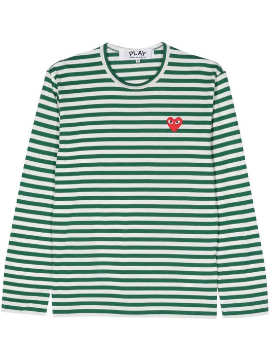 Comme Des Garçons Play logo-patch cotton T-shirt