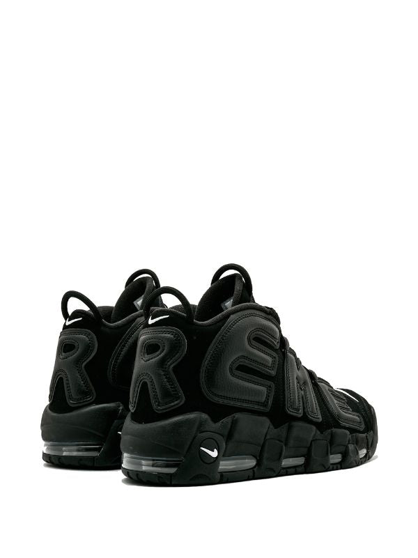 Nike x Supreme Air More Uptempo "Suptempo Black" sneakers