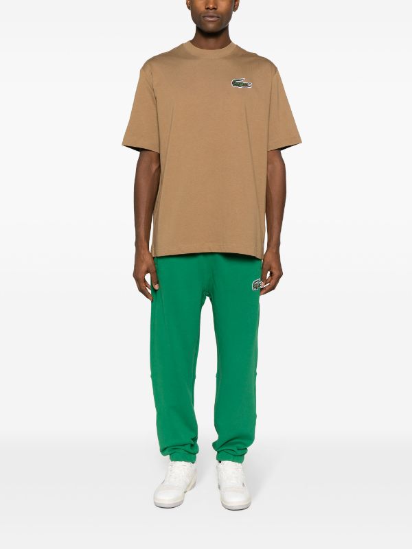 Lacoste logo-patch cotton T-shirt