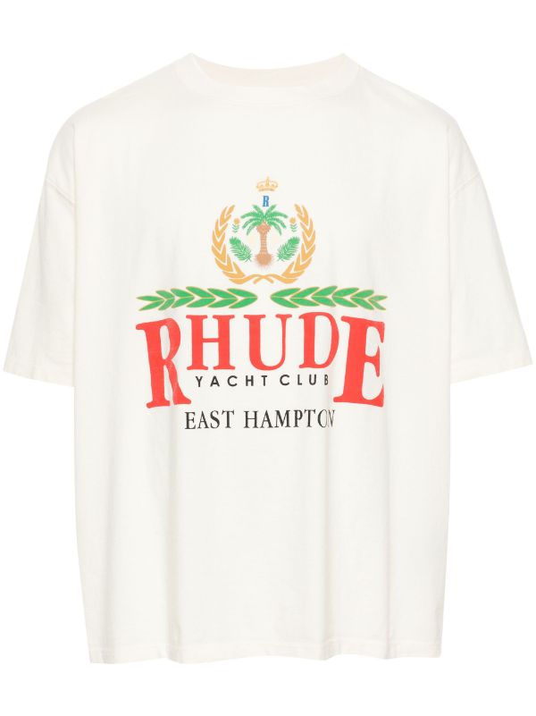 RHUDE East Hampton Crest cotton T-shirt