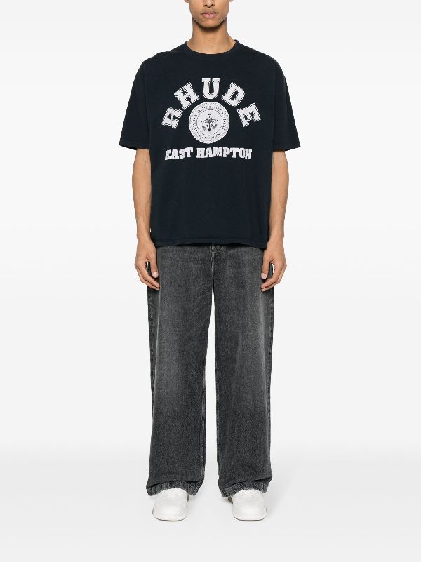 RHUDE Hampton Catamaran logo-print T-shirt