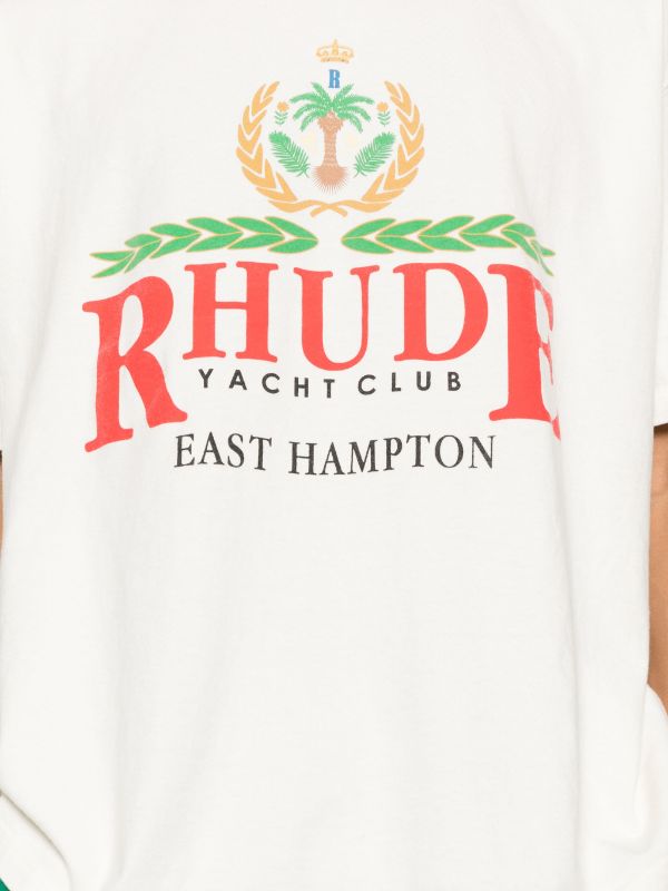 RHUDE East Hampton Crest cotton T-shirt