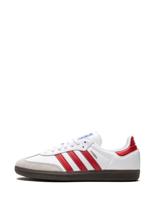 adidas Samba OG "White/Red" sneakers