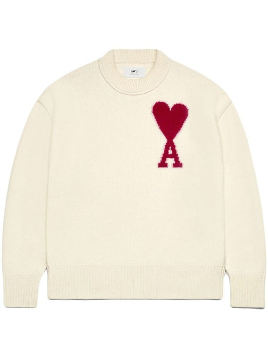 Paris Ami de Coeur intarsia-knit wool jumper