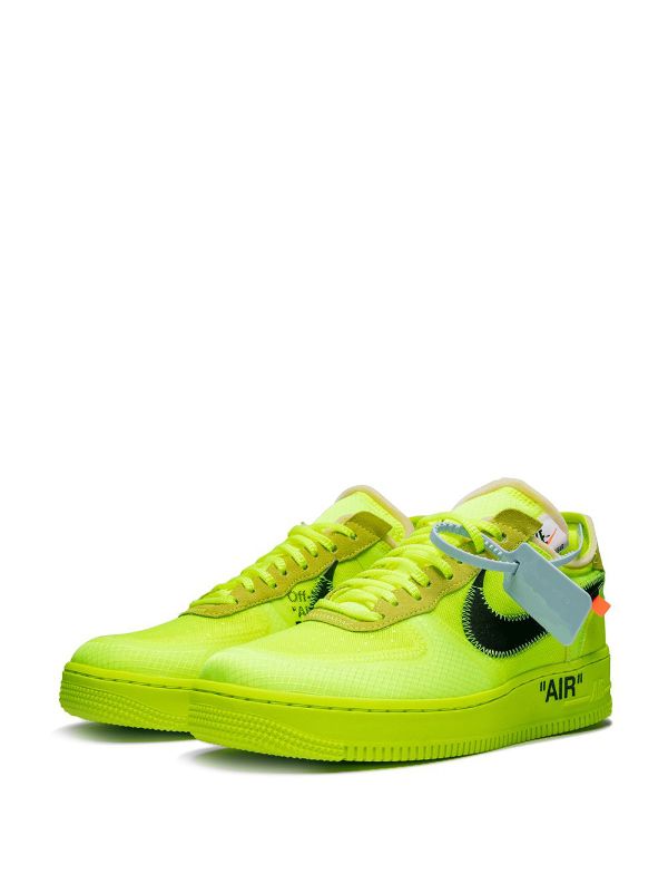 Nike X Off-White The 10: Air Force 1 Low "Volt" sneakers