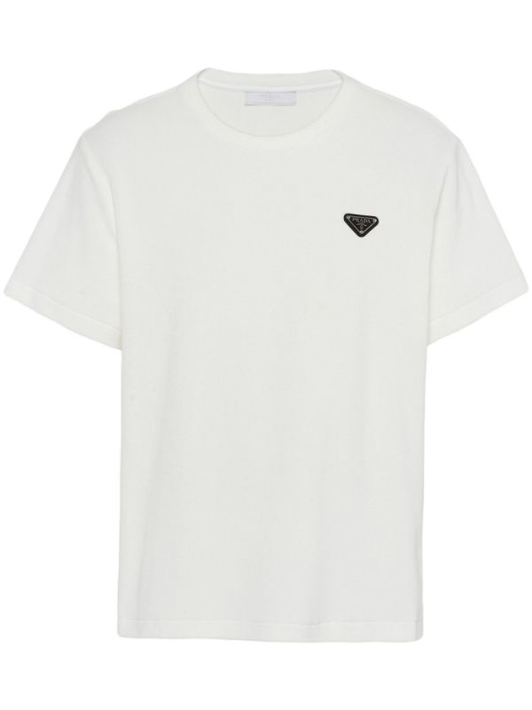 Prada
triangle-logo terry T-shirt