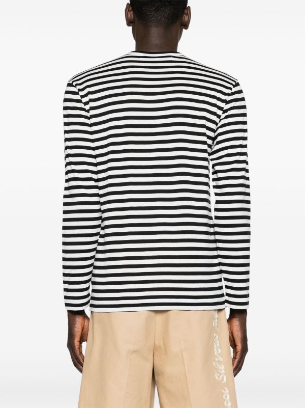 Comme Des Garçons Play striped T-shirt