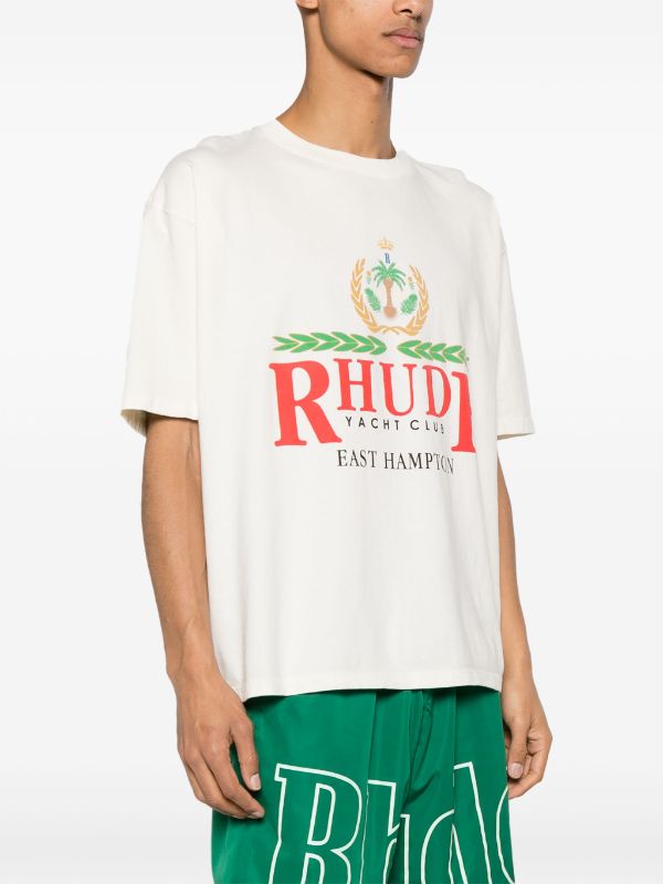 RHUDE East Hampton Crest cotton T-shirt