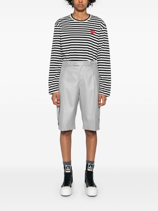 Comme Des Garçons Play striped T-shirt